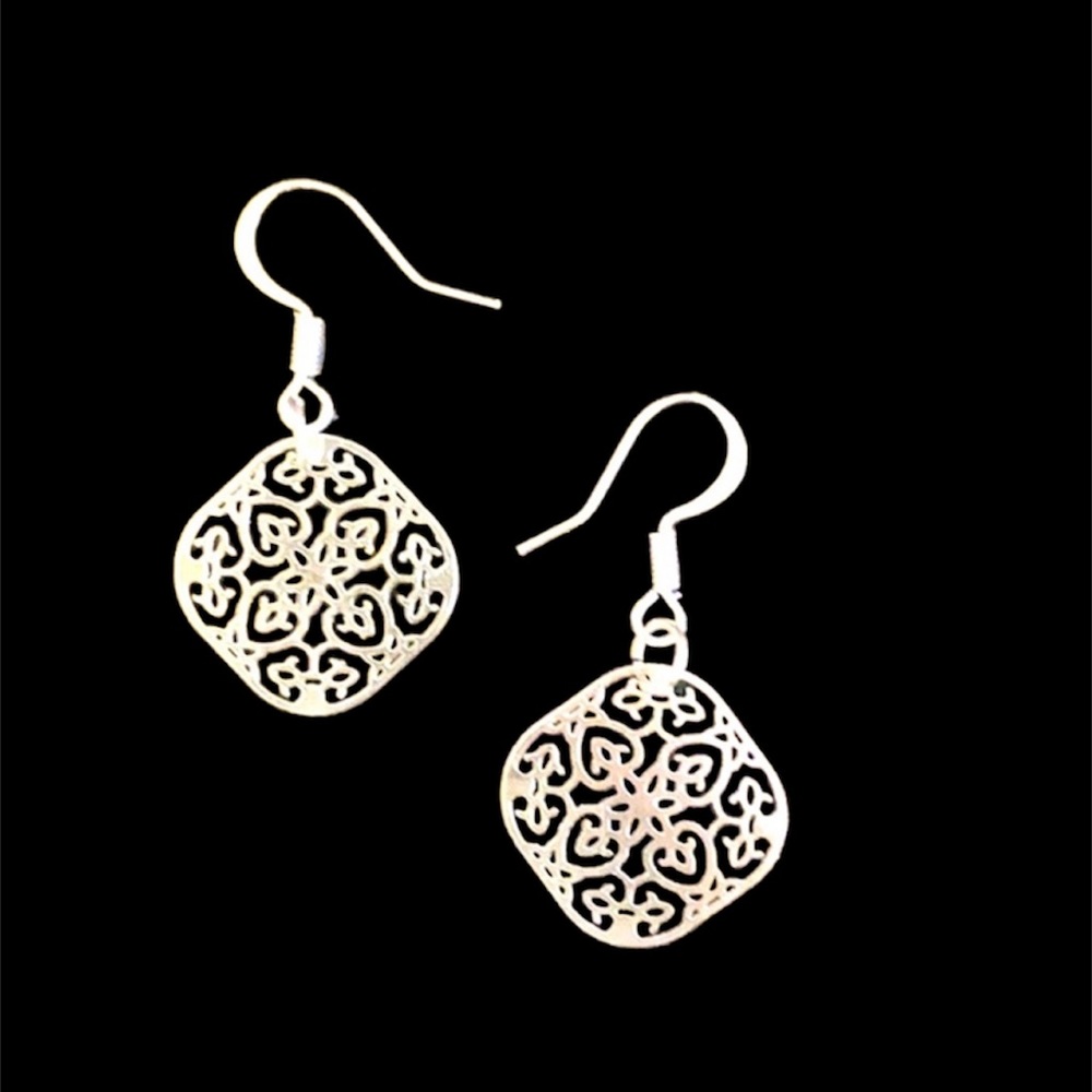 Silver plated earrings